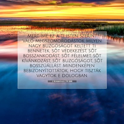2 Korinthus 7:11 KAR Bibliai verskép
