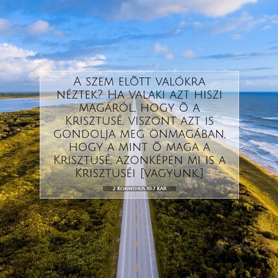 2 Korinthus 10:7 KAR Bibliai verskép