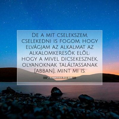 2 Korinthus 11:12 KAR Bibliai verskép