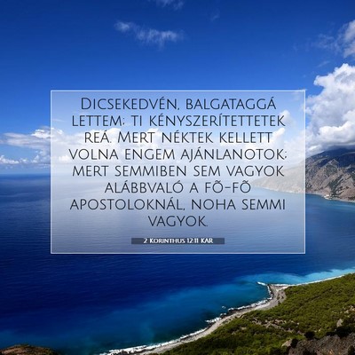 2 Korinthus 12:11 KAR Bibliai verskép