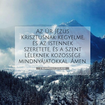 2 Korinthus 13:13 KAR Bibliai verskép
