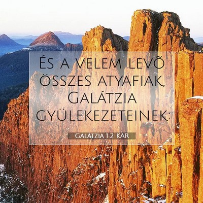 Galátzia 1:2 Bibliai vers magyarázata