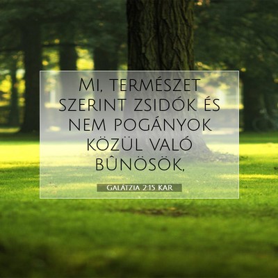 Galátzia 2:15 KAR Bibliai verskép