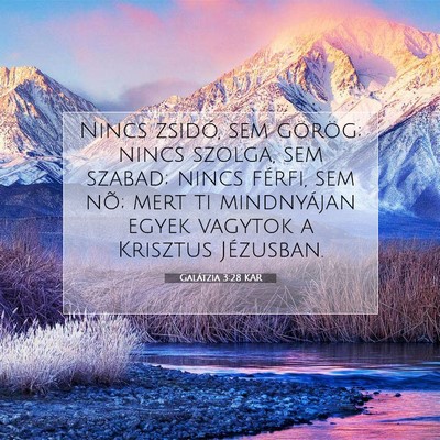 Galátzia 3:28 KAR Bibliai verskép