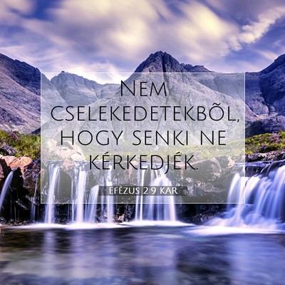 Efézus 2:9 KAR Bibliai verskép