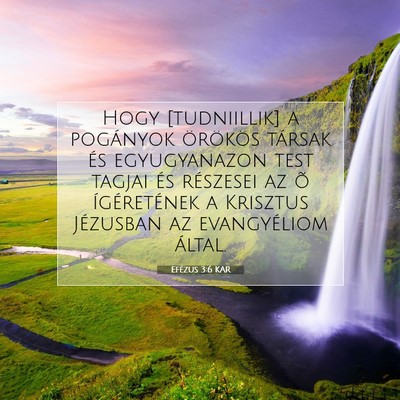 Efézus 3:6 KAR Bibliai verskép