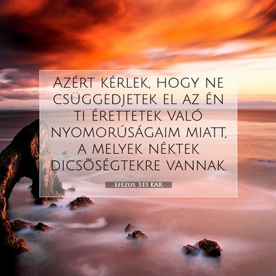 Efézus 3:13 KAR Bibliai verskép