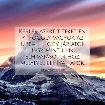 Efézus 4:1 KAR Bibliai verskép