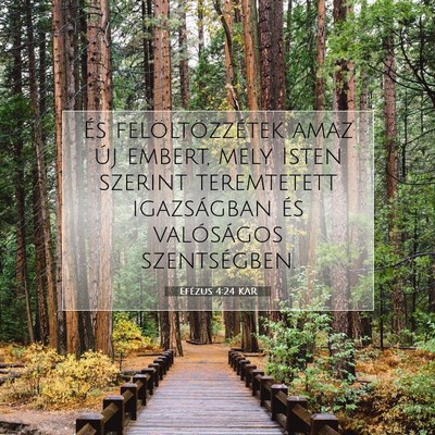 Efézus 4:24 KAR Bibliai verskép