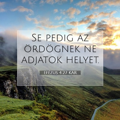 Efézus 4:27 KAR Bibliai verskép