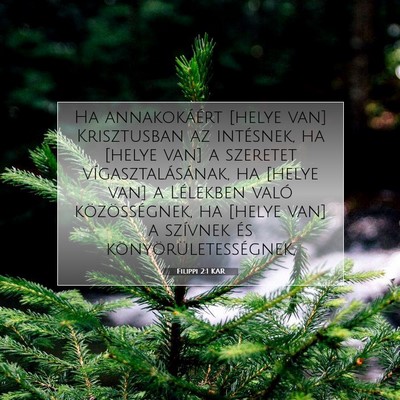 Filippi 2:1 KAR Bibliai verskép