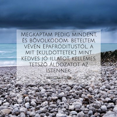 Filippi 4:18 KAR Bibliai verskép
