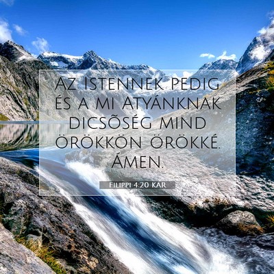 Filippi 4:20 KAR Bibliai verskép