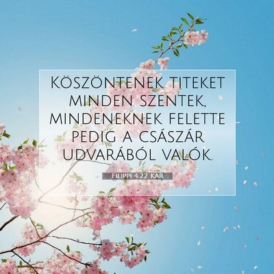 Filippi 4:22 KAR Bibliai verskép