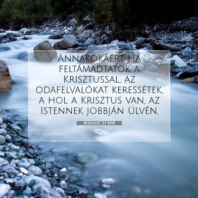 Kolossé 3:1 KAR Bibliai verskép