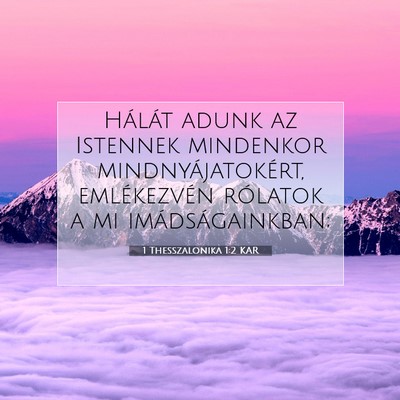 1 Thesszalonika 1:2 Bibliai vers magyarázata
