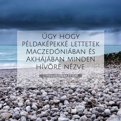 1 Thesszalonika 1:7 Bibliai vers magyarázata