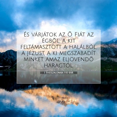 1 Thesszalonika 1:10 Bibliai vers magyarázata