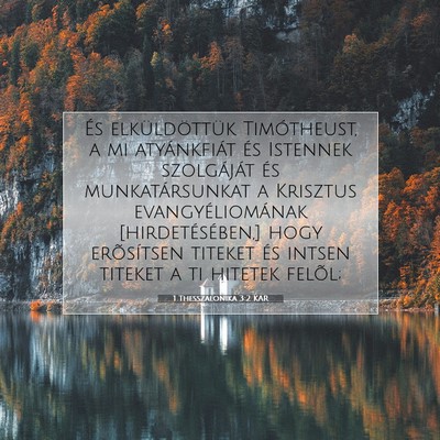1 Thesszalonika 3:2 KAR Bibliai verskép
