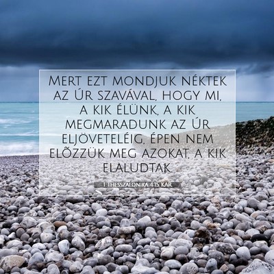 1 Thesszalonika 4:15 KAR Bibliai verskép