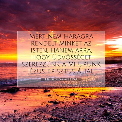 1 Thesszalonika 5:9 KAR Bibliai verskép
