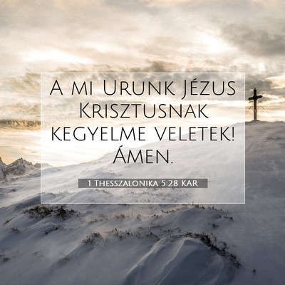 1 Thesszalonika 5:28 KAR Bibliai verskép