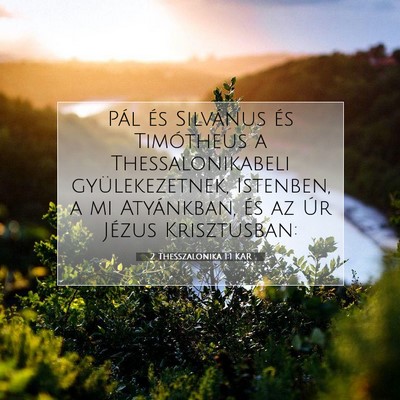 2 Thesszalonika 1:1 KAR Bibliai verskép