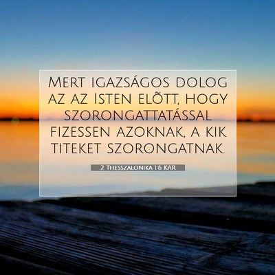 2 Thesszalonika 1:6 KAR Bibliai verskép