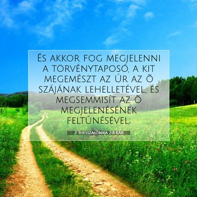 2 Thesszalonika 2:8 KAR Bibliai verskép