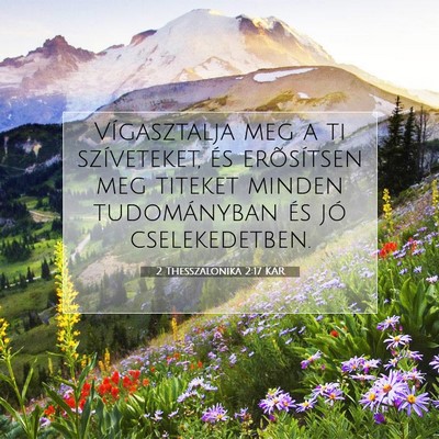 2 Thesszalonika 2:17 KAR Bibliai verskép