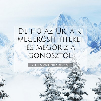 2 Thesszalonika 3:3 KAR Bibliai verskép