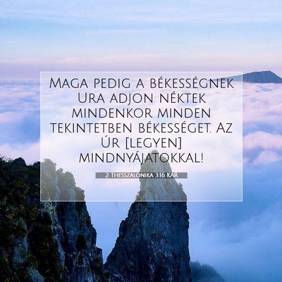 2 Thesszalonika 3:16 KAR Bibliai verskép