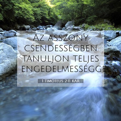 1 Timóteus 2:11 KAR Bibliai verskép