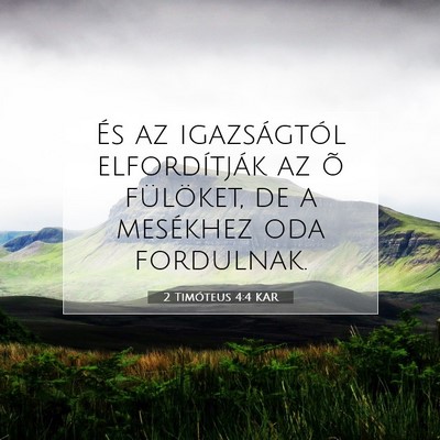 2 Timóteus 4:4 KAR Bibliai verskép