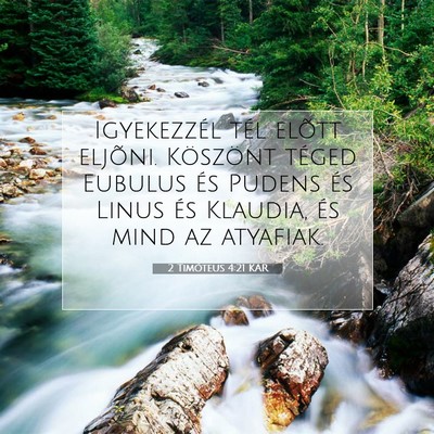 2 Timóteus 4:21 Bibliai vers magyarázata