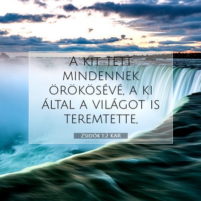 Zsidók 1:2 Bibliai vers magyarázata