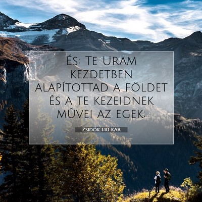Zsidók 1:10 Bibliai vers magyarázata