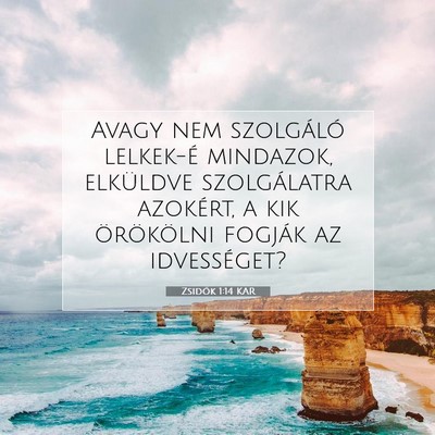 Zsidók 1:14 Bibliai vers magyarázata