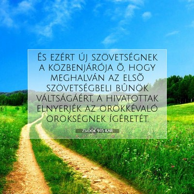 Zsidók 9:15 KAR Bibliai verskép