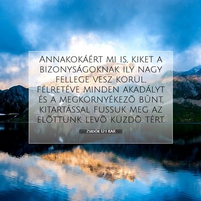 Zsidók 12:1 KAR Bibliai verskép