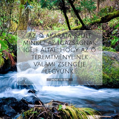 Jakab 1:18 Bibliai vers magyarázata