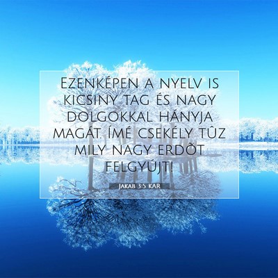 Jakab 3:5 Bibliai vers magyarázata