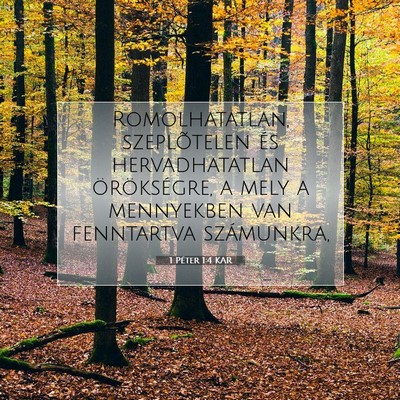 1 Péter 1:4 Bibliai vers magyarázata