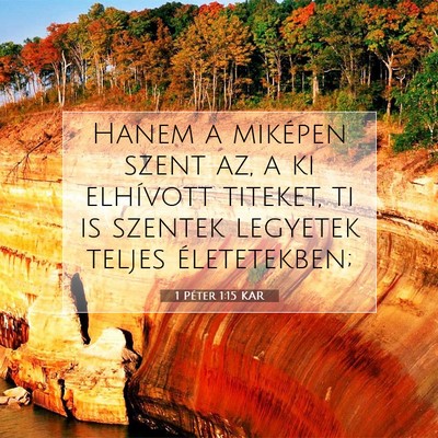 1 Péter 1:15 Bibliai vers magyarázata