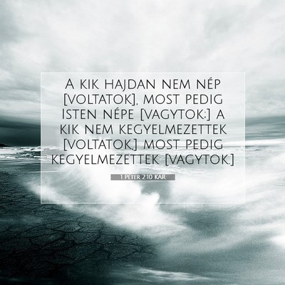 1 Péter 2:10 Bibliai vers magyarázata