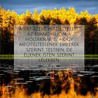 1 Péter 4:6 Bibliai vers magyarázata