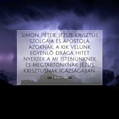 2 Péter 1:1 Bibliai vers magyarázata
