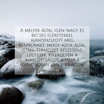 2 Péter 1:4 Bibliai vers magyarázata