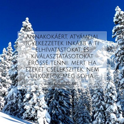 2 Péter 1:10 Bibliai vers magyarázata