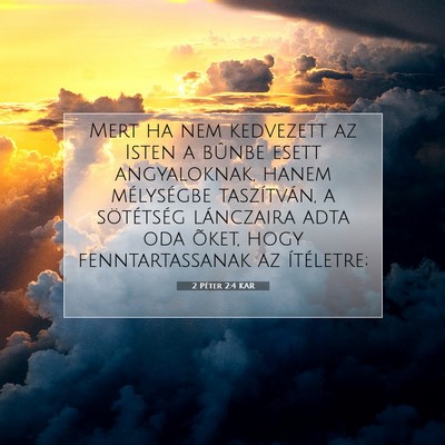 2 Péter 2:4 Bibliai vers magyarázata